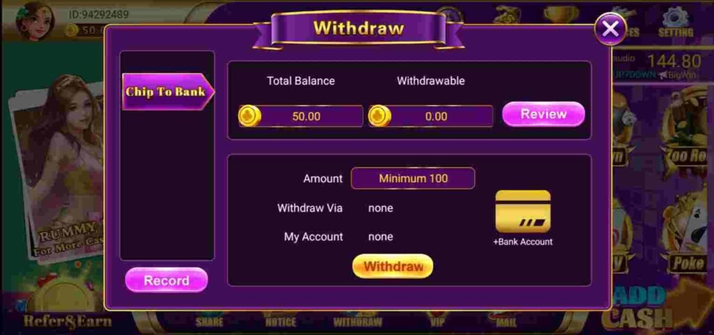 How To Withdrawal Money In Teen Patti Gold