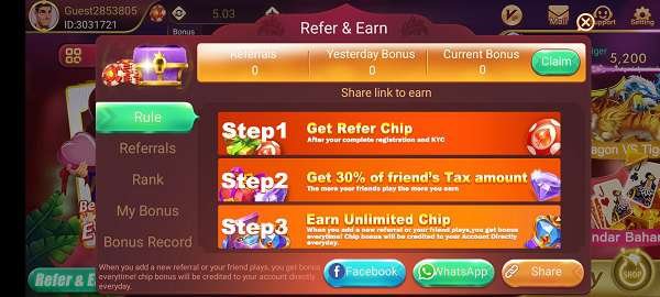 Teen Patti Day APK Refer And Earn